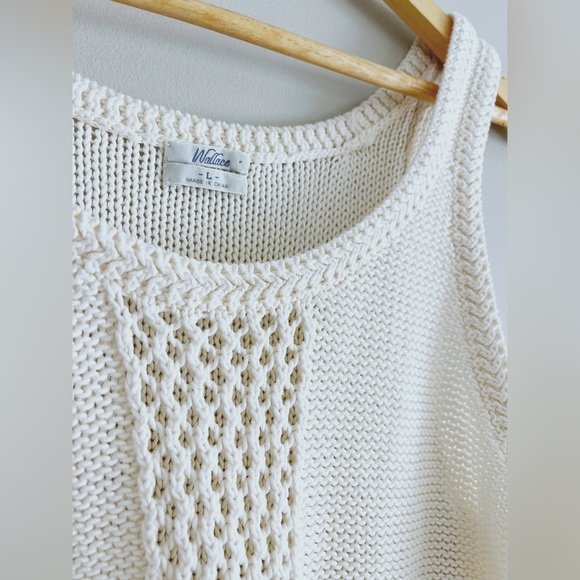 Beautiful knit cream tank - Picture 2 of 4